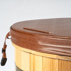 OasisLux 1 Person Wood Cold Plunge Tub Ice Bath tub for recovery