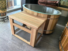 OasisLux Single bucket ice bathtub cold soak ice bath with chiller hot and cold bathtub