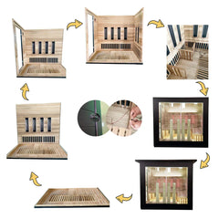 OasisLux Outdoor 3-5 Person Full-Spectrum Infrared Sauna