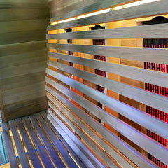 OasisLux Luxury Outdoor Full-Spectrum Infrared Sauna For 3-5 Person 220V