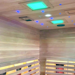 OasisLux Luxury Outdoor Full-Spectrum Infrared Sauna For 3-5 Person 220V
