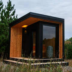 Oasislux Outdoor Traditional Sauna Up to 3 people with Porch