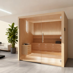 OasisLux Glass indoor sauna