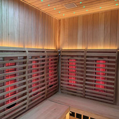 OasisLux Luxury Outdoor Full-Spectrum Infrared Sauna For 3-5 Person for Aling Michelle