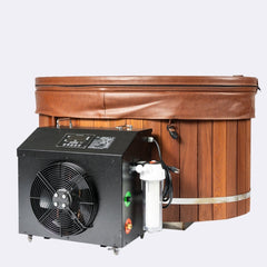 OasisLux Single bucket ice bathtub cold soak ice bath with chiller hot and cold bathtub