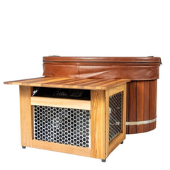 OasisLux Single bucket ice bathtub cold soak ice bath with chiller hot and cold bathtub