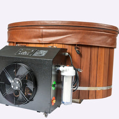 OasisLux Single bucket ice bathtub cold soak ice bath with chiller hot and cold bathtub