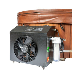 OasisLux Single bucket ice bathtub cold soak ice bath with chiller hot and cold bathtub