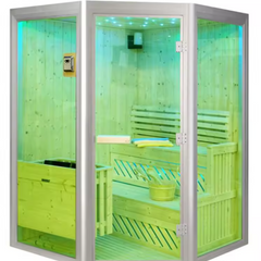 OasisLux Portable home use indoor sauna room wooden steam sauna room