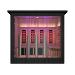 OasisLux Luxury Outdoor Full-Spectrum Infrared Sauna For 3-5 Person 220V