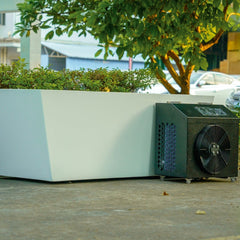 OasisLux Large acrylic ice bath cold water tub with cooling system for adults