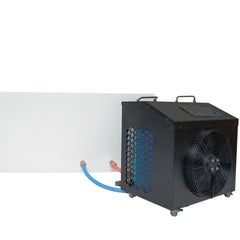 OasisLux Large acrylic ice bath cold water tub with cooling system for adults