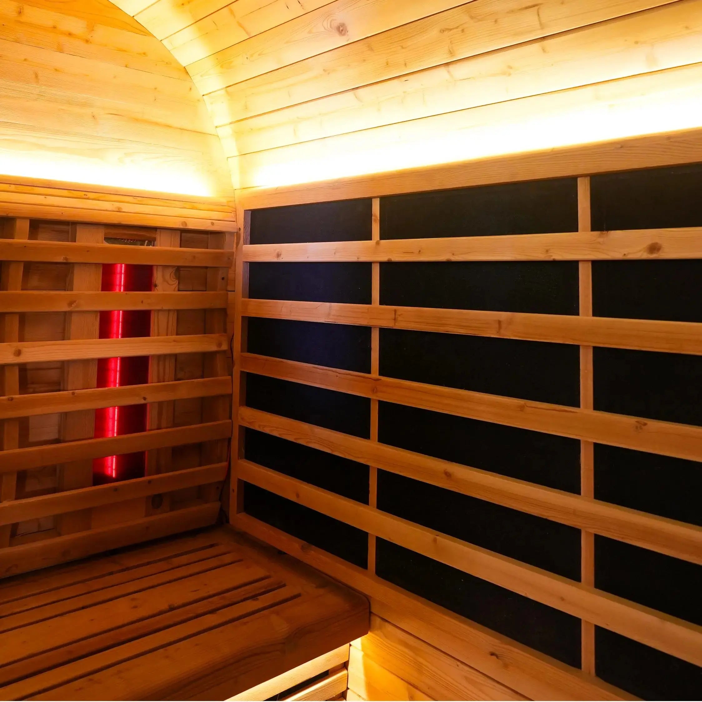 Anyi-9 Square Infrared Sauna – Carbonized Spruce Anyi Health