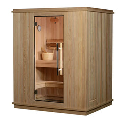 Oasislux Indoor and Outdoor Exquisite Natural Cedar Sauna 2 to 3 Person