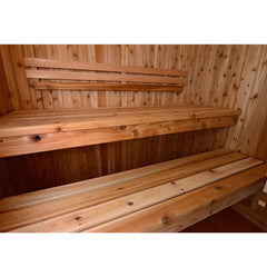 Oasislux Indoor and outdoor double-layer natural cedar wood sauna - Luxury sauna for 4-5 people