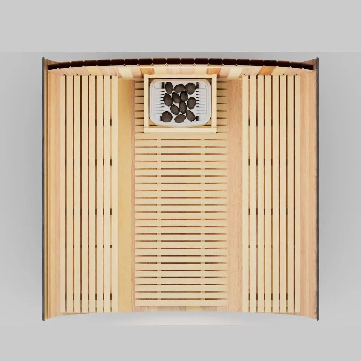 Black Luxury Outdoor Barrel Sauna for 2 to 6 Persons – Premium Cedar & Hemlock Sauna with Electric Heater Anyi Health