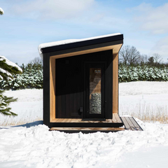 Oasislux Outdoor  Traditional Sauna Up to 3 people with Porch