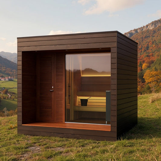 OasisLux Outdoor Modular Sauna Cabin Up to 5-person