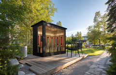 OasisLux Luxury Outdoor Full-Spectrum Infrared Sauna For 3-5 Person 220V
