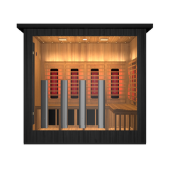 OasisLux Luxury Outdoor Full-Spectrum Infrared Sauna For 3-5 Person 220V