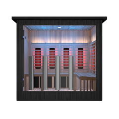 OasisLux Luxury Outdoor Full-Spectrum Infrared Sauna For 3-5 Person 220V